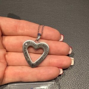Stainless Heart Pendant Necklace